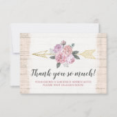 Hartelijk dank voor de bijtende Bohemen-Kaart Kaart (Voorkant)