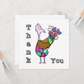 Hartelijk dank voor de bloerkaart kaart (Voorkant / Achterkant in situ)