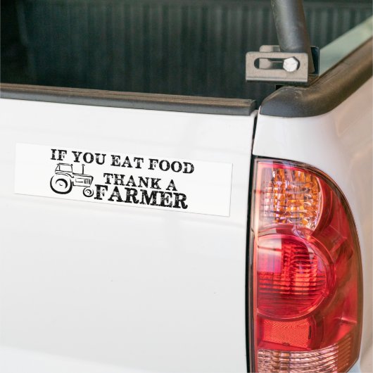 Hartelijk dank voor de boer bumpersticker (Op Truck)