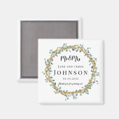 Hartelijk dank voor de bruinmakersnetten voor het  magneet (Voorkant / Achterkant)