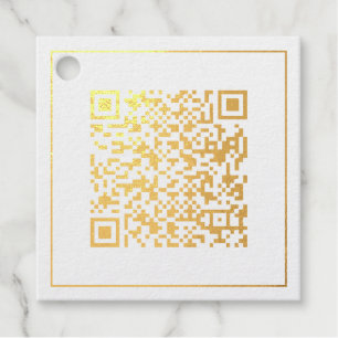 Hartelijk dank voor de Business Gold Logo Barcode  Bedankjes Labels