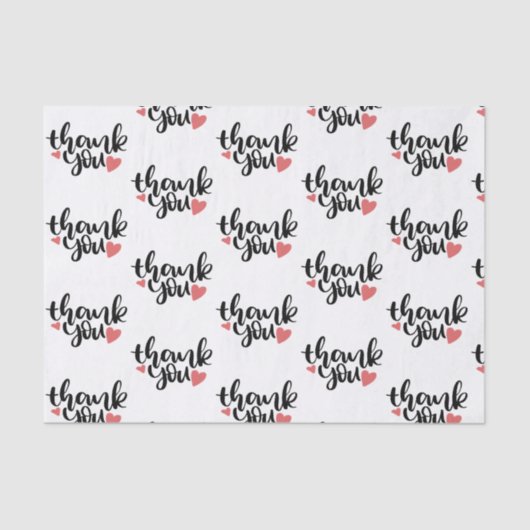 Hartelijk dank voor de cadeautjes voor kleine bedr tissuepapier (Voorkant)
