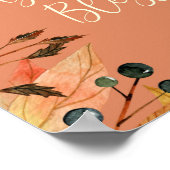 Hartelijk dank voor de complotte Thanksgiving Art  Poster (Hoek)