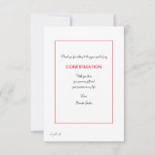 Hartelijk dank voor de Cross Flat Card Bedankkaart (Achterkant)