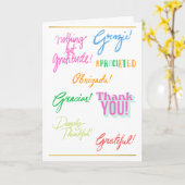 Hartelijk dank voor de dag van de Administratieve  Kaart (Gele Bloem)