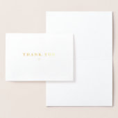 Hartelijk dank voor de eenvoudige kalligrafie Gold Folie Kaarten (Display)