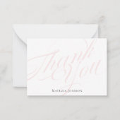 Hartelijk dank voor de eenvoudige klas voor de Roz Notitiekaartje (Voorkant)