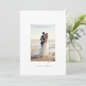 Hartelijk dank voor de Eenvoudige scriptweduwnaar- Kaart (Staand voorkant)