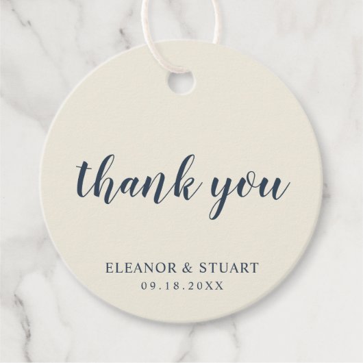 Hartelijk dank voor de eenvoudige, solide kleurent bedankjes labels (Voorkant)