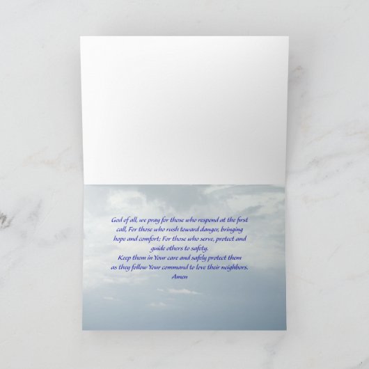 Hartelijk dank voor de eerste respondenten kaart (Binnen)