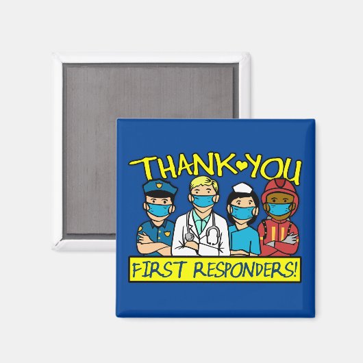 Hartelijk dank voor de eerste respondenten magneet (Voorkant / Achterkant)