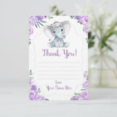 Hartelijk dank voor de ellephant-schoeisel van de  informatiekaartje (Staand voorkant)