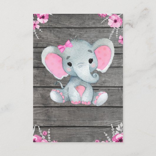 Hartelijk dank voor de ellephant-schoeisel van de informatiekaartje (Achterkant)