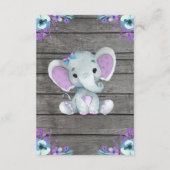 Hartelijk dank voor de ellephant-schoeisel van de informatiekaartje (Achterkant)