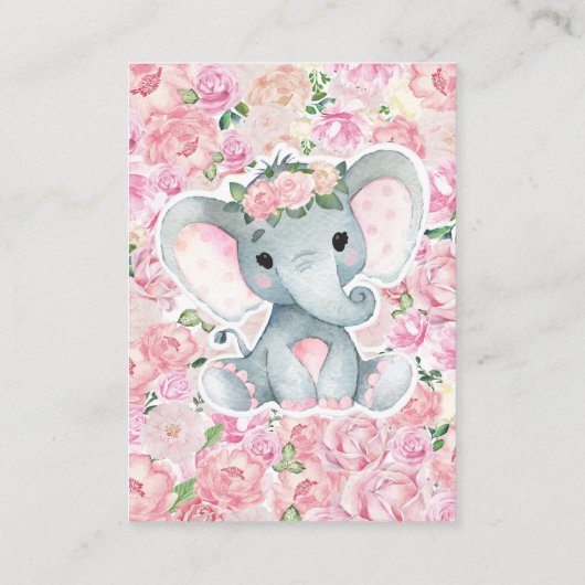 Hartelijk dank voor de ellephant-schoeisel van de  informatiekaartje (Achterkant)