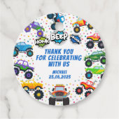 Hartelijk dank voor de enorme reuzenbusjes van Hon Bedankjes Labels (Voorkant)