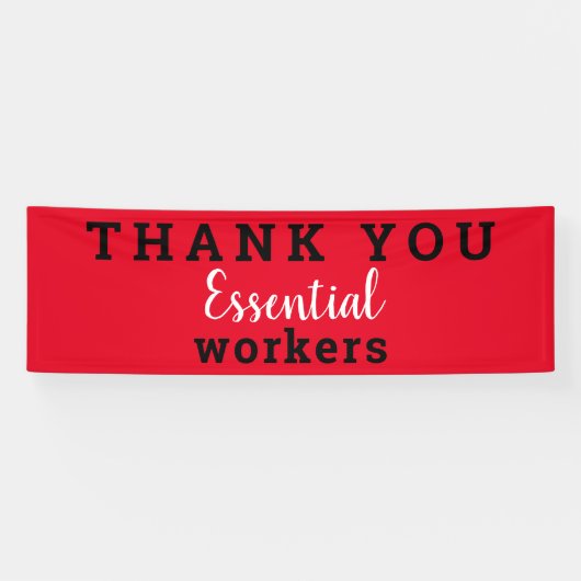 Hartelijk dank voor de essentiële banner (Horizontaal)