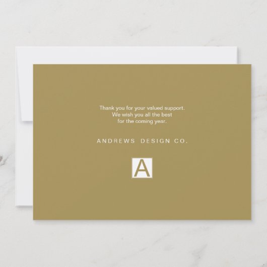 Hartelijk dank voor de feestdag kaart (Achterkant)