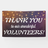 Hartelijk dank voor de feestelijke snaarverlichtin spandoek (Horizontaal)