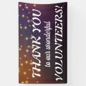 Hartelijk dank voor de feestelijke snaarverlichtin spandoek (Verticaal)