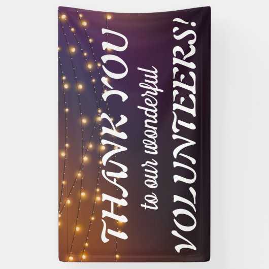 Hartelijk dank voor de feestelijke snaarverlichtin spandoek (Verticaal)