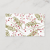 Hartelijk dank voor de Festive Enclosure van de Da Informatiekaartje (Achterkant)