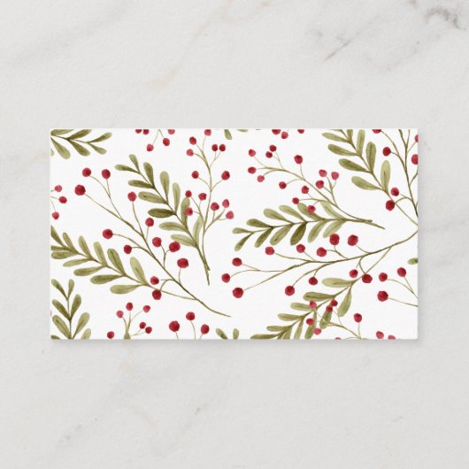 Hartelijk dank voor de Festive Enclosure van de Da Informatiekaartje (Achterkant)