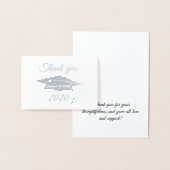 Hartelijk dank voor de Folie Afstuderen Card Kaarten (Display)