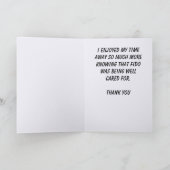 Hartelijk dank voor de foto Blauwe Mosaic Tile Paw Bedankkaart (Binnen)