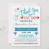 Hartelijk dank voor de gebeurtenis Gezondheidswerk Kaart (Voorkant)