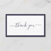 Hartelijk dank voor de gedurfde rand en blauwe pic informatiekaartje (Voorkant)