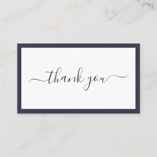 Hartelijk dank voor de gedurfde rand en blauwe pic informatiekaartje (Voorkant)