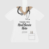 Hartelijk dank voor de gezondheidszorg Hero Covid  Ornament (voorkant)