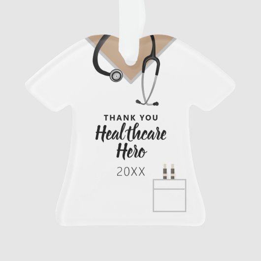 Hartelijk dank voor de gezondheidszorg Hero Covid  Ornament (voorkant)