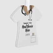 Hartelijk dank voor de gezondheidszorg Hero Covid  Ornament (voorkant)