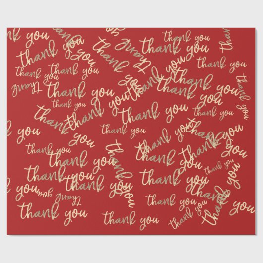 Hartelijk dank voor de gouden bruidsdag van de bru cadeaupapier (Vlak)