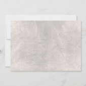 Hartelijk dank voor de gouden bruiloft witte marme bedankkaart (Achterkant)
