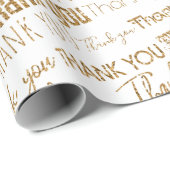Hartelijk dank voor de gouden glitter tekst op de  cadeaupapier (Rol Hoek)