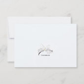 Hartelijk dank voor de grijze Tone-sympathiekaart Bedankkaart (Achterkant)