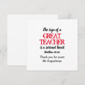 Hartelijk dank voor de GROTE HART-scripts van de T (Voorkant / Achterkant)