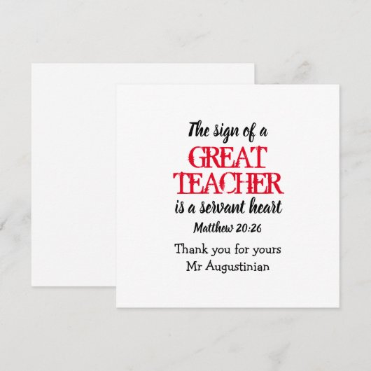 Hartelijk dank voor de GROTE HART-scripts van de T (Voorkant / Achterkant)