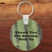 Hartelijk dank voor de Guest Saguaro Cactus Southw Sleutelhanger (Voorkant)
