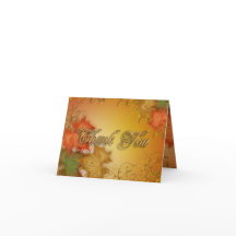 Hartelijk dank voor de herfst-bladeren