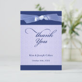 Hartelijk dank voor de joodse lintkaart bedankkaart (Staand voorkant)