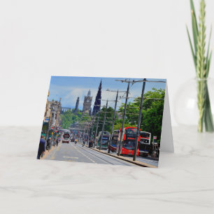 Hartelijk dank voor de kaart Edinburgh Scotland