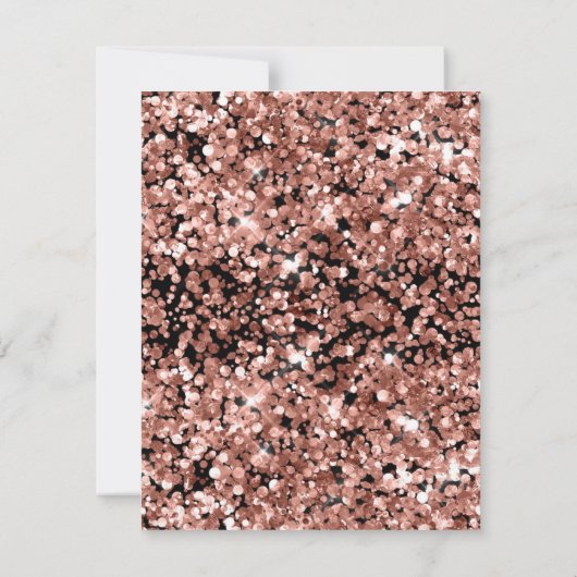 Hartelijk dank voor de kaart Modern Black Roos Gol (Achterkant)