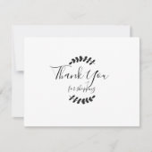 Hartelijk dank voor de Kaart Winkelkorting (Voorkant)