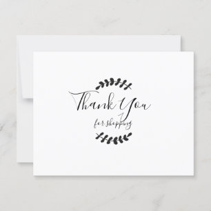 Hartelijk dank voor de Kaart Winkelkorting