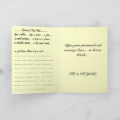 Hartelijk dank voor de kaarten White Flowers Custo (Binnen)