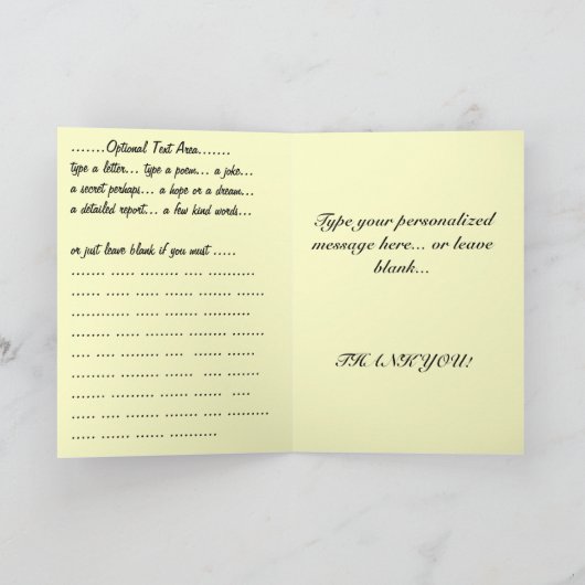 Hartelijk dank voor de kaarten White Flowers Custo (Binnen)